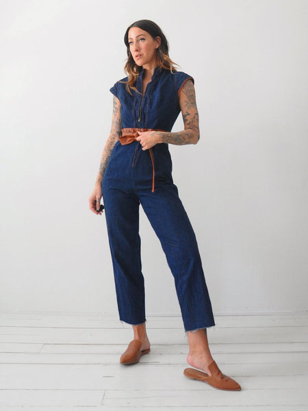 70's Astrid Denim Jumpsuit