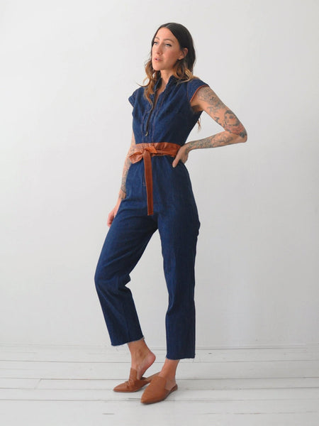 70's Astrid Denim Jumpsuit