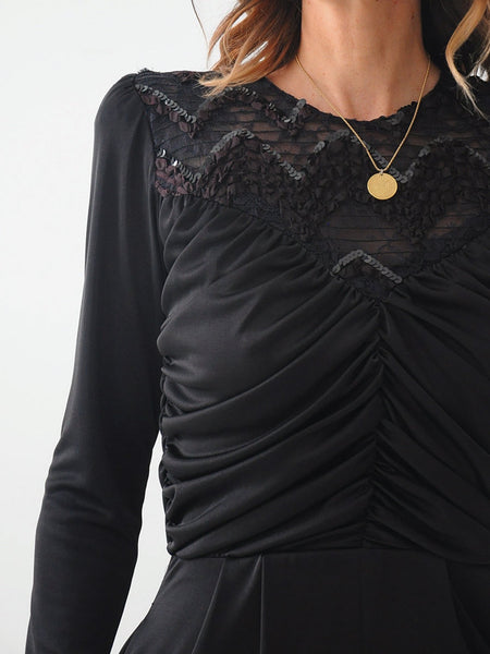 Olivia Strong Shoulder Jumpsuit