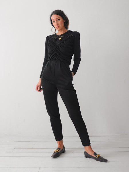 Olivia Strong Shoulder Jumpsuit