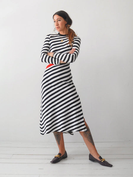 60's Italian Striped Dress