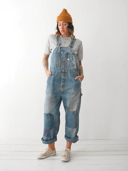 70's Lee Rainbow Patched Overalls
