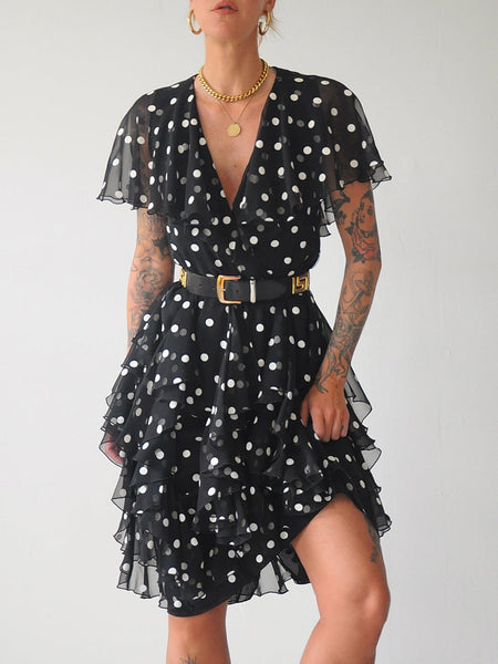 Camille Polka Dot Dress