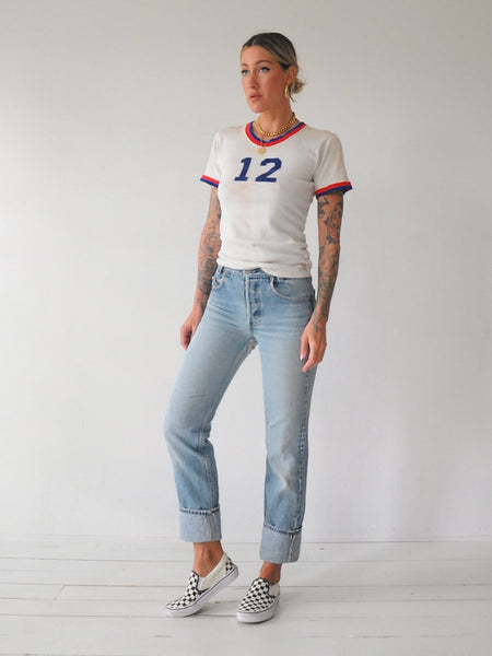 Levi's 501 Patched Jeans 27x32