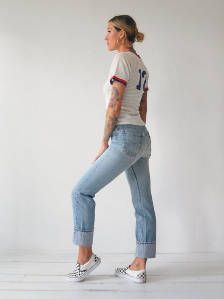 Levi's 501 Patched Jeans 27x32