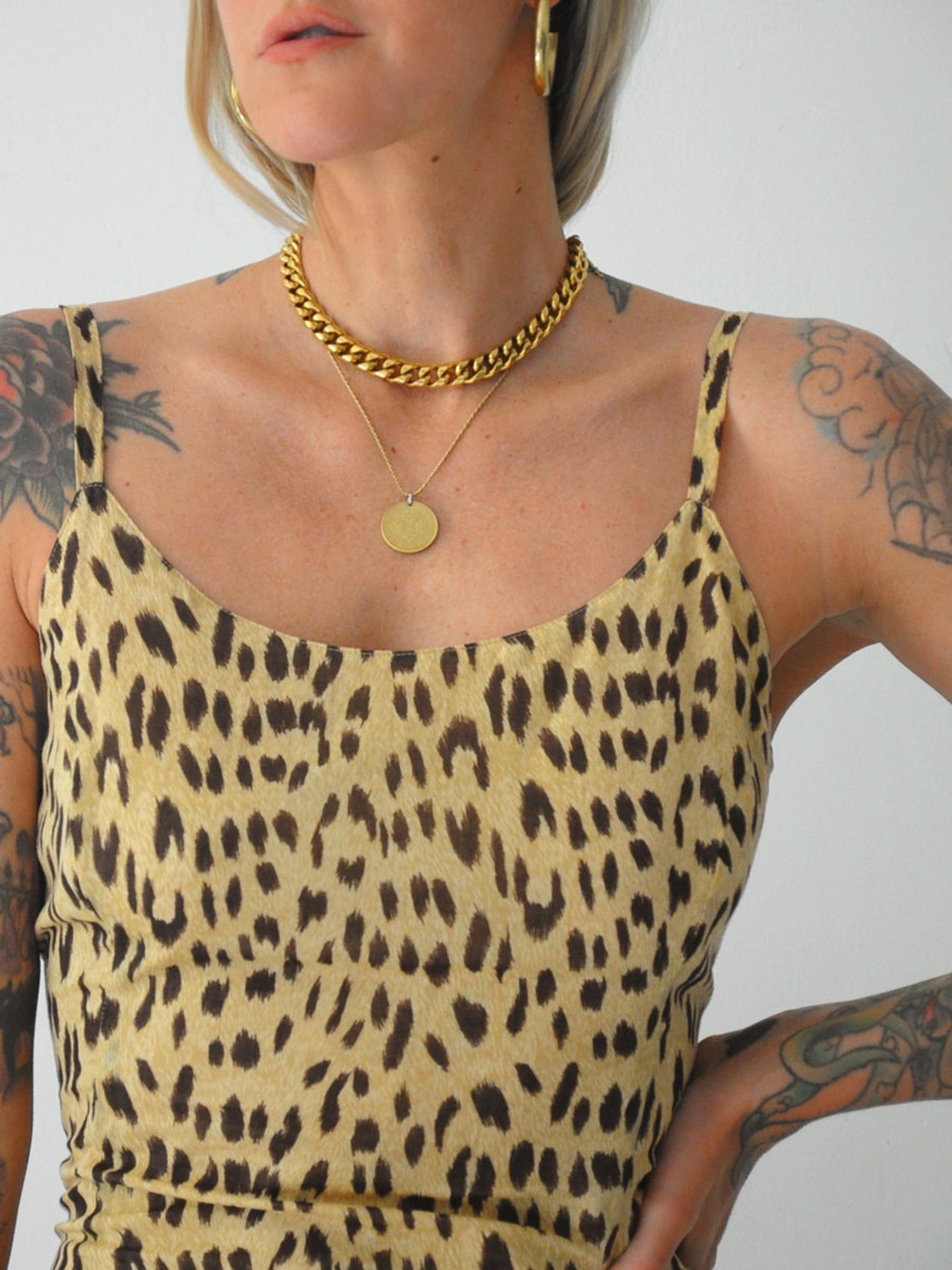 Leopard Slip Sundress