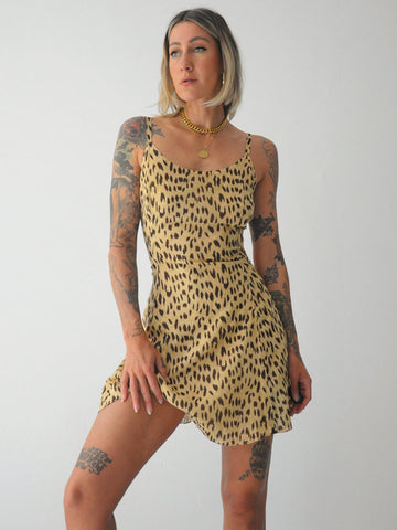 Leopard Slip Sundress