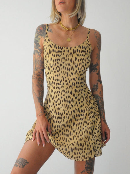 Leopard Slip Sundress