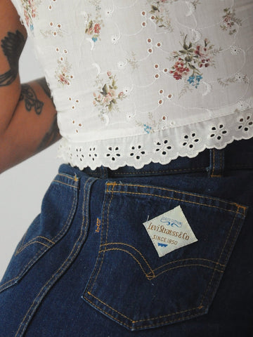 70's Levi's Denim Skirt