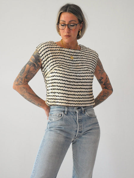 60's Paige Sequined Tank