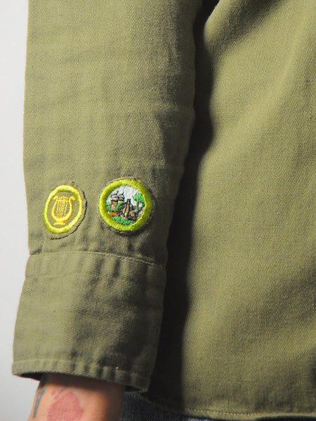 50's Patched Boy Scout Shirt