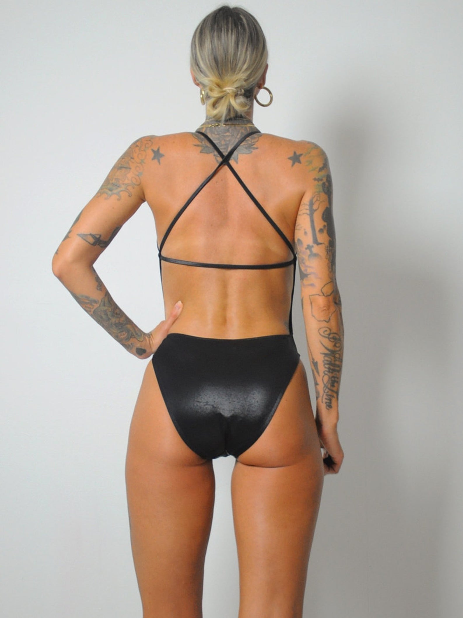 Frederick's Open Back Swimsuit
