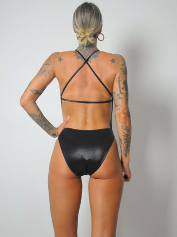Frederick's Open Back Swimsuit