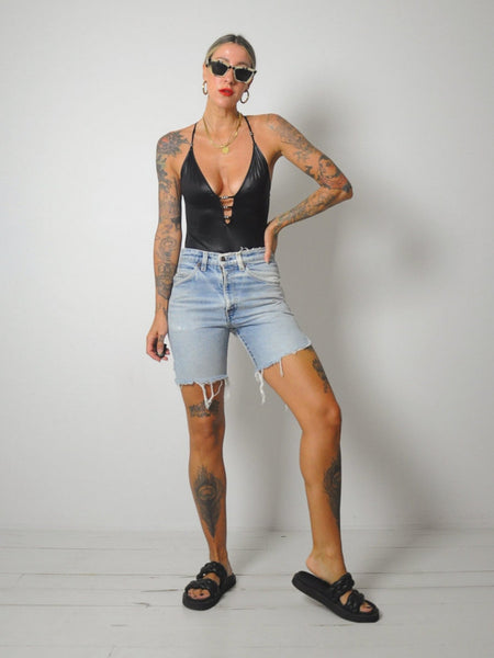 1970's Levi's Faded & Frayed Cut Offs
