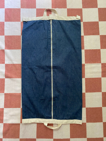 1970's Denim Garment Bag
