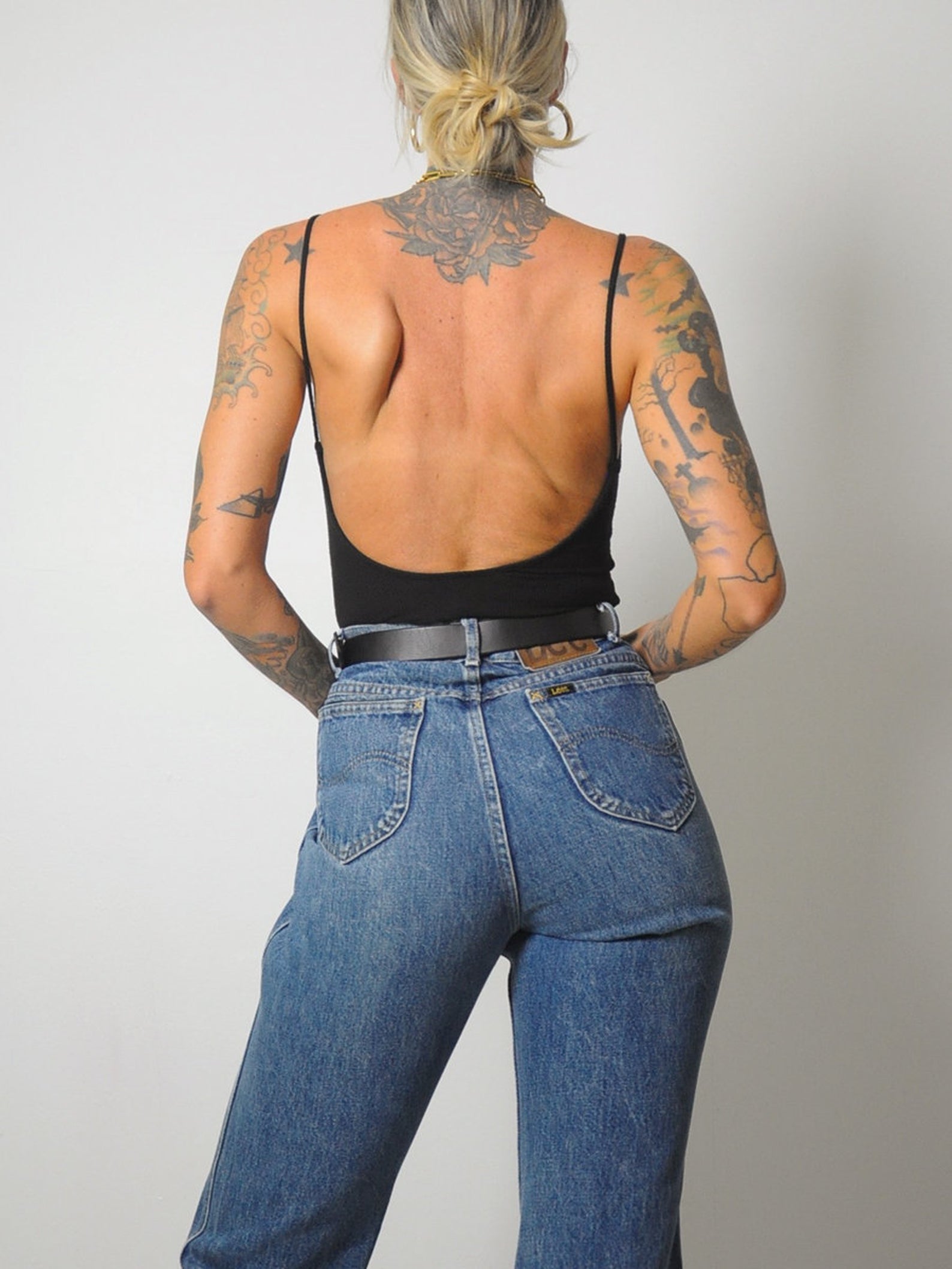 Darker Wash Lee Jeans 28x30