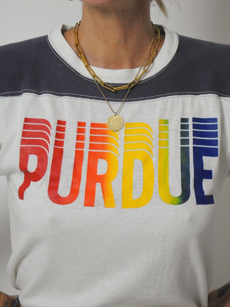 1970's Rainbow Purdue Tee