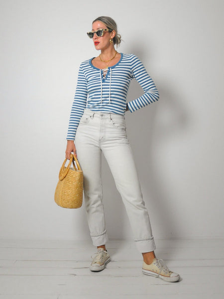 Levi's White Wash 505s 28x31