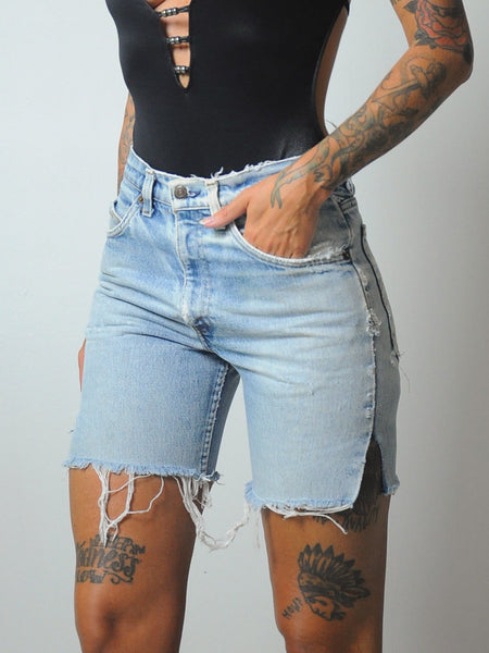 1970's Levi's Faded & Frayed Cut Offs