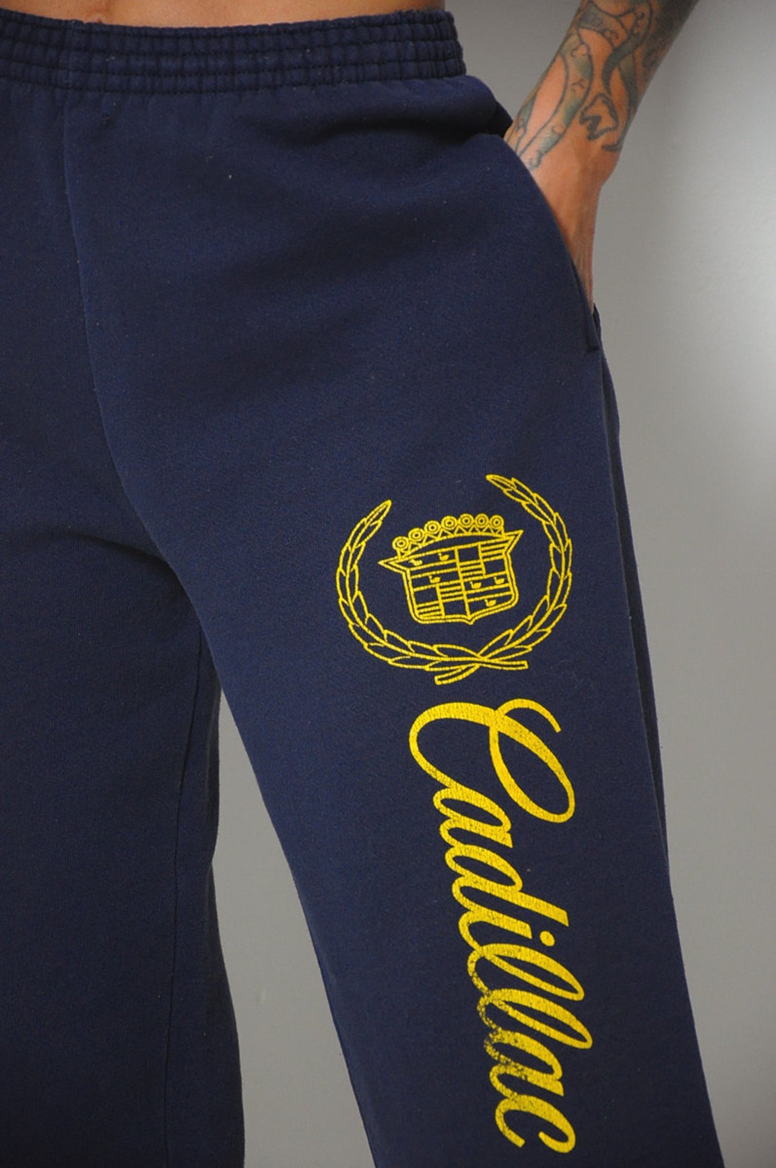 Navy Cadillac Sweatpants