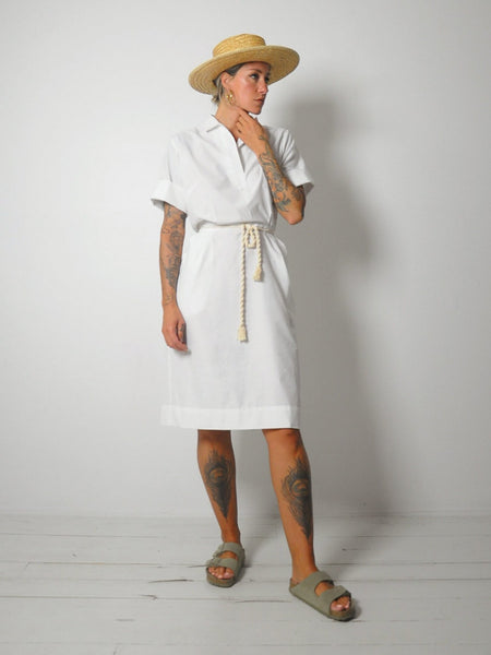 1960's White Nurse Dress
