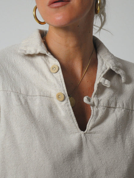 1970's Justine Flax Tunic