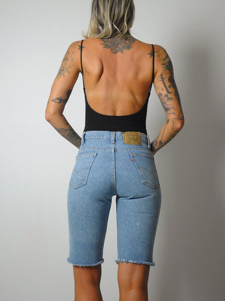 Levi's Longer Cut Off Shorts