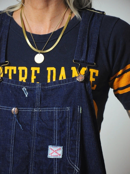 1950's Deadstock Indigo Overalls
