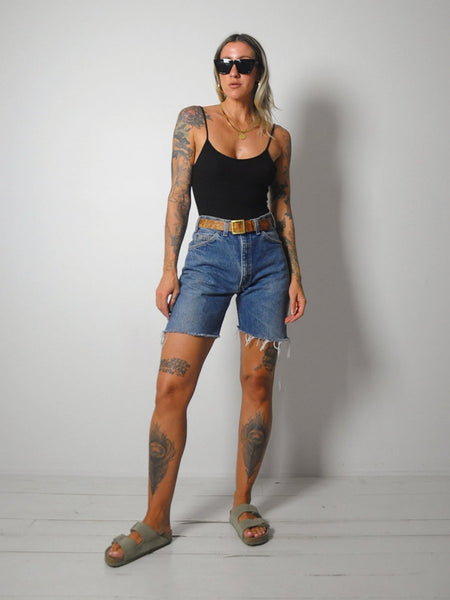 Levi's 505 Longer Cut Off Shorts