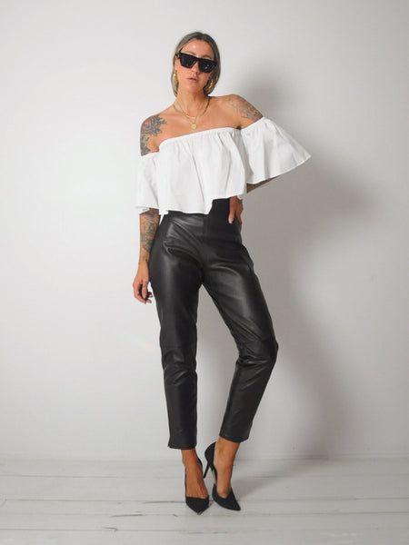 Kyle Leather Pants 26x28