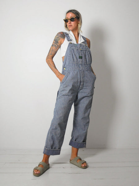 1960's Selvedge Hickory Stripe Overalls