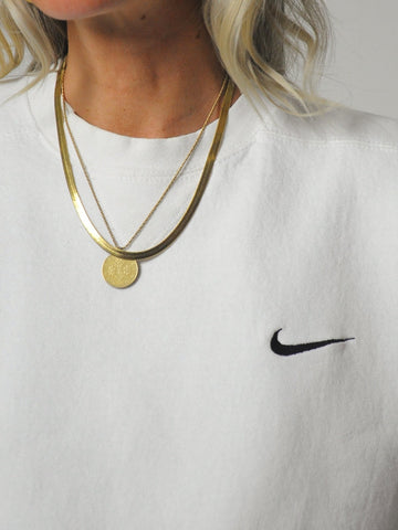 90's Ivory Nike Sweatshirt