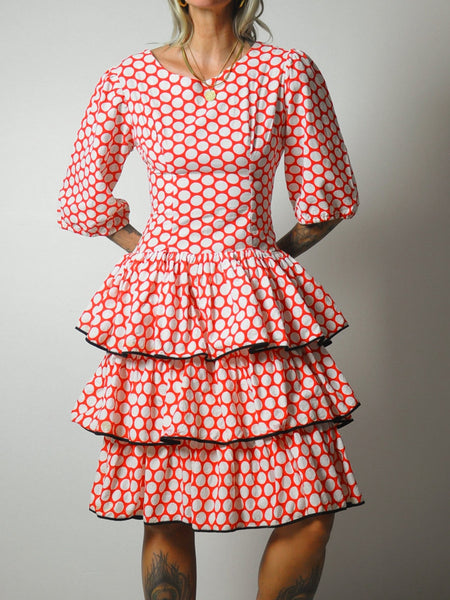 1960's Lucy Polka Dot Dress