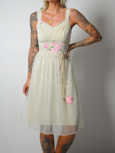 1950's Garden Party Prom Dress