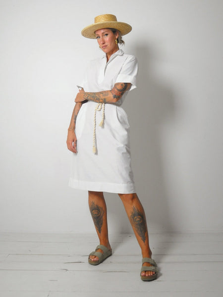 1960's White Nurse Dress