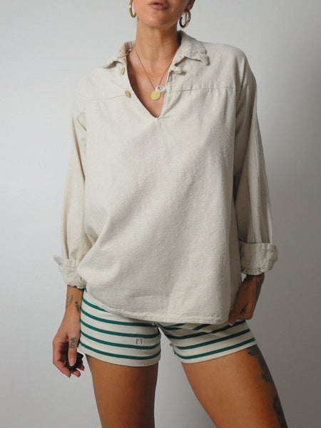 1970's Justine Flax Tunic