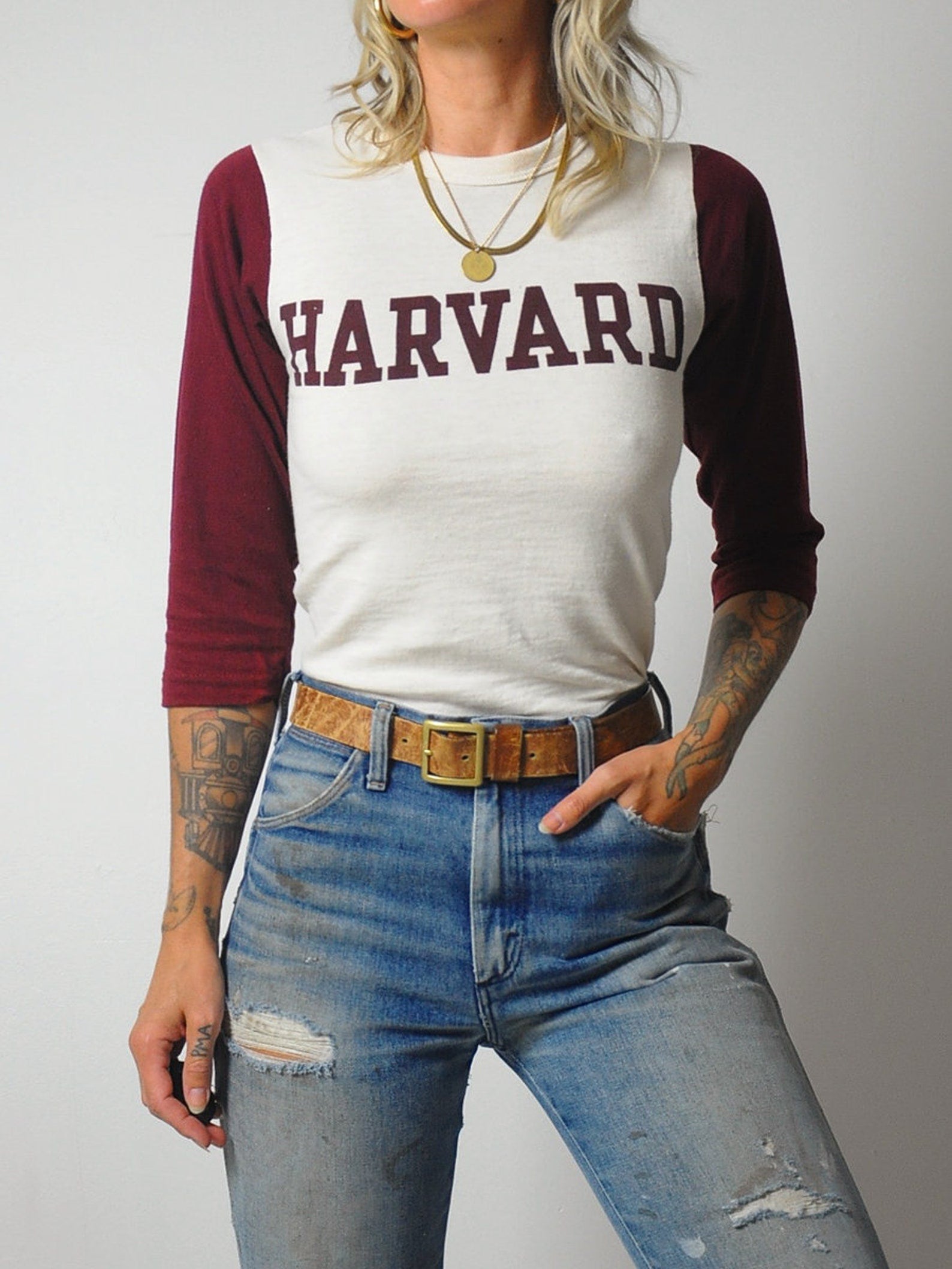 Deadstock Champion Harvard Tee