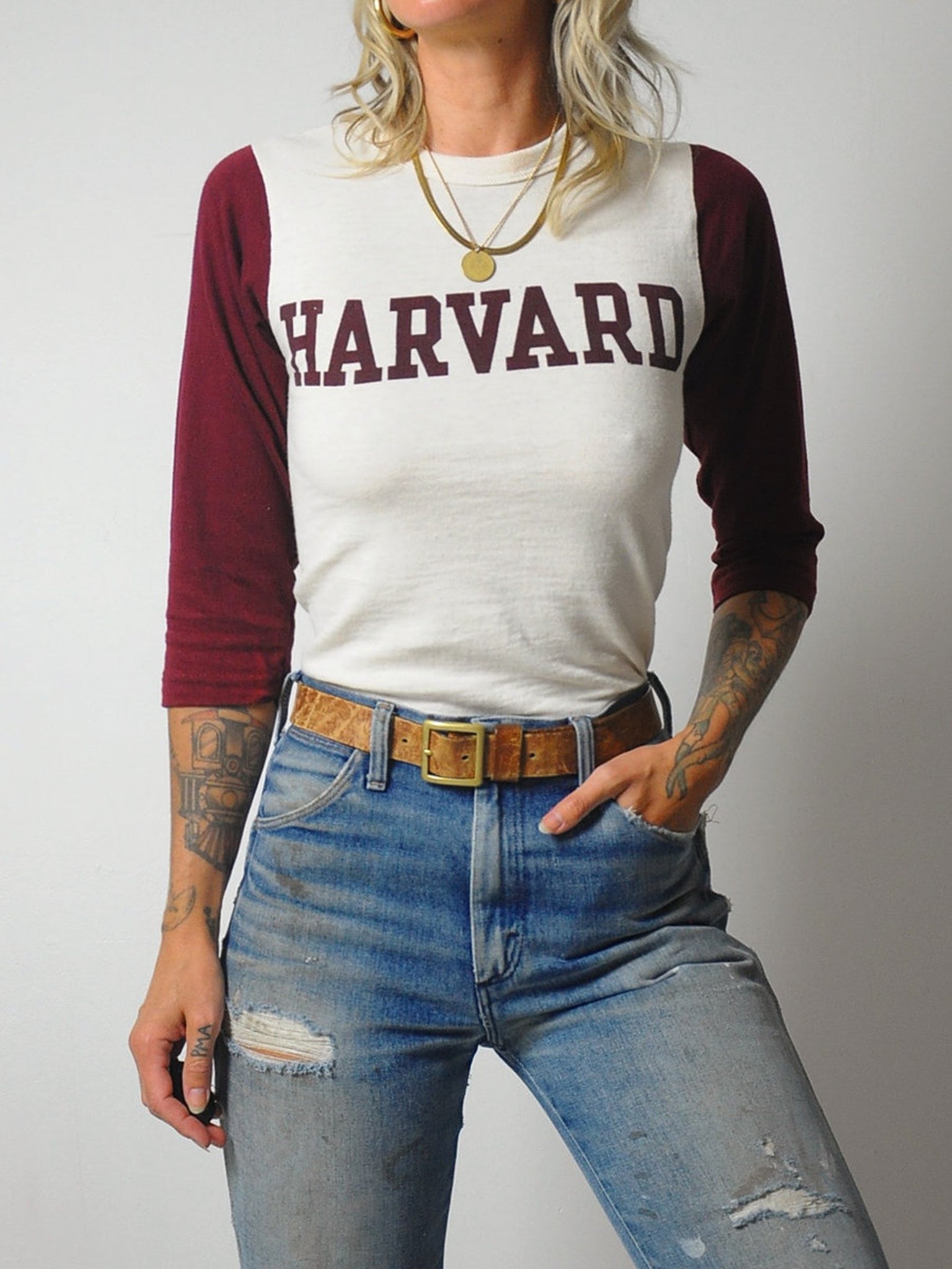 Deadstock Champion Harvard Tee