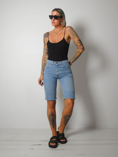 Levi's Longer Cut Off Shorts