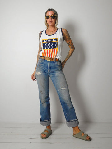 1980's USA Shield Tank Top