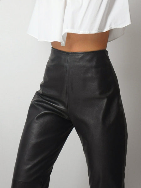 Kyle Leather Pants 26x28