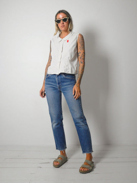 1950's Heart Loop Collar Shirt