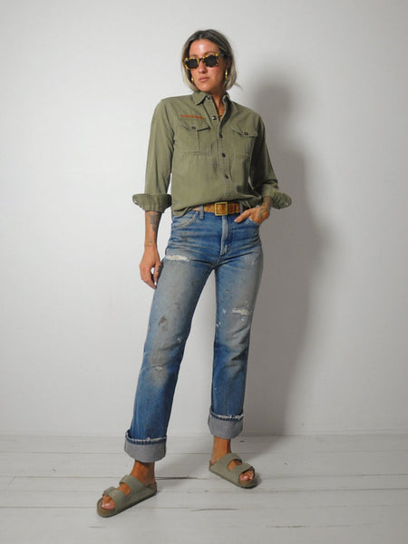 1950's Olive Boy Scout Shirt
