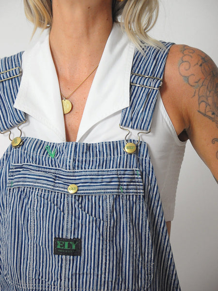 1960's Selvedge Hickory Stripe Overalls
