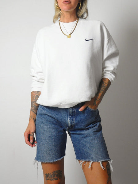 90's Ivory Nike Sweatshirt