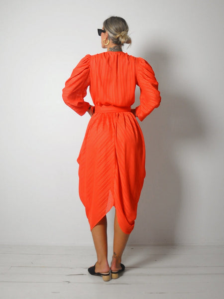 Tangerine Cocoon Dress