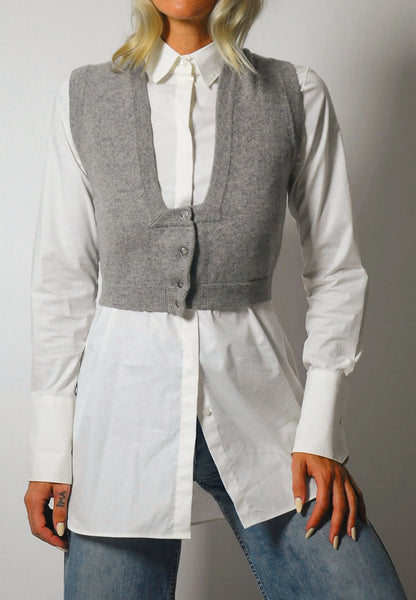 1950's Cashmere Cropped Sweater
