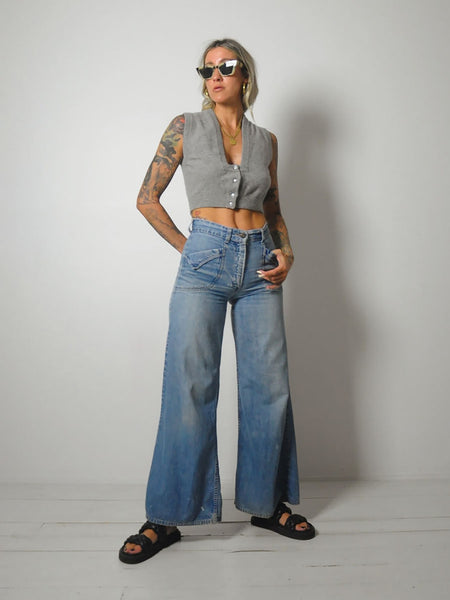 1950's Cashmere Cropped Sweater