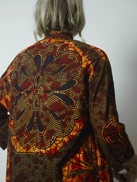 Reversible Batik Print Jacket