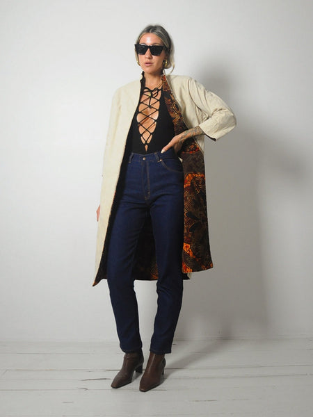 Reversible Batik Print Jacket